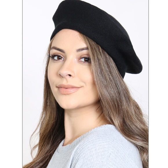 Black French Beret Hat New in Bag! - Picture 2 of 7